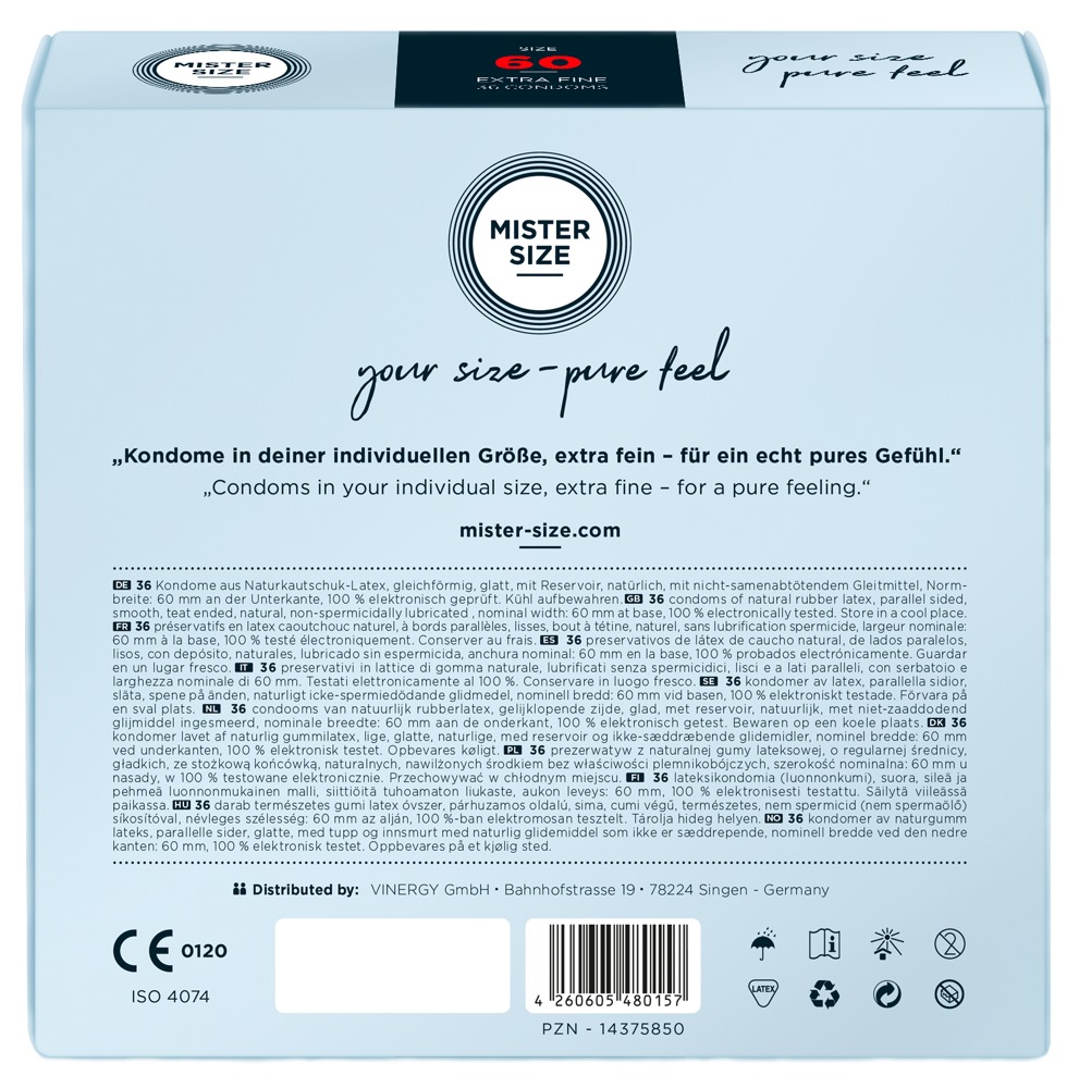 Mister Size 60mm pack of 36 - Afbeelding 4
