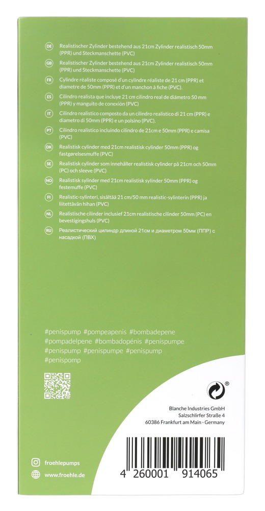 SP008 Real. Penis Cylinder L - Afbeelding 4