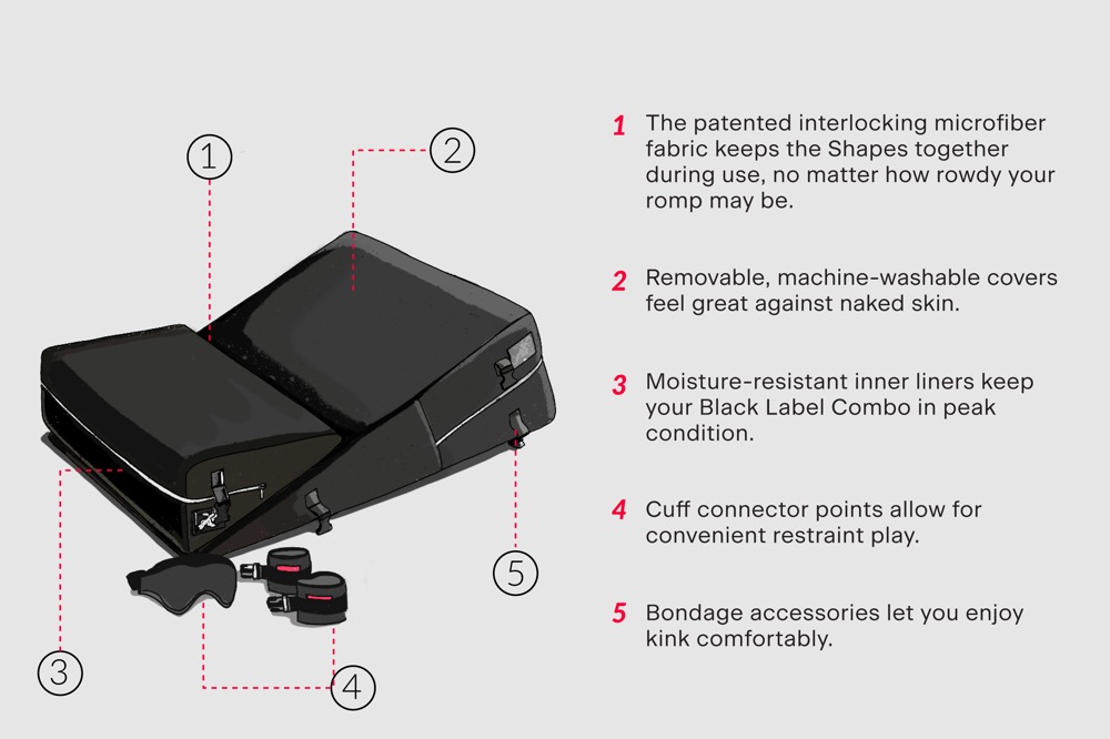 Wedge/Ramp Black Label w/cuffs - Afbeelding 13