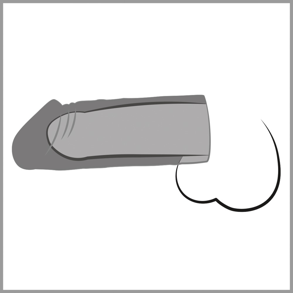 Mega Dick Sleeve Transparent - Afbeelding 5