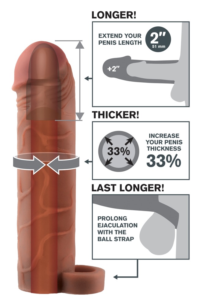 FXTP 2" Ext w Ball Strap Brown - Afbeelding 5