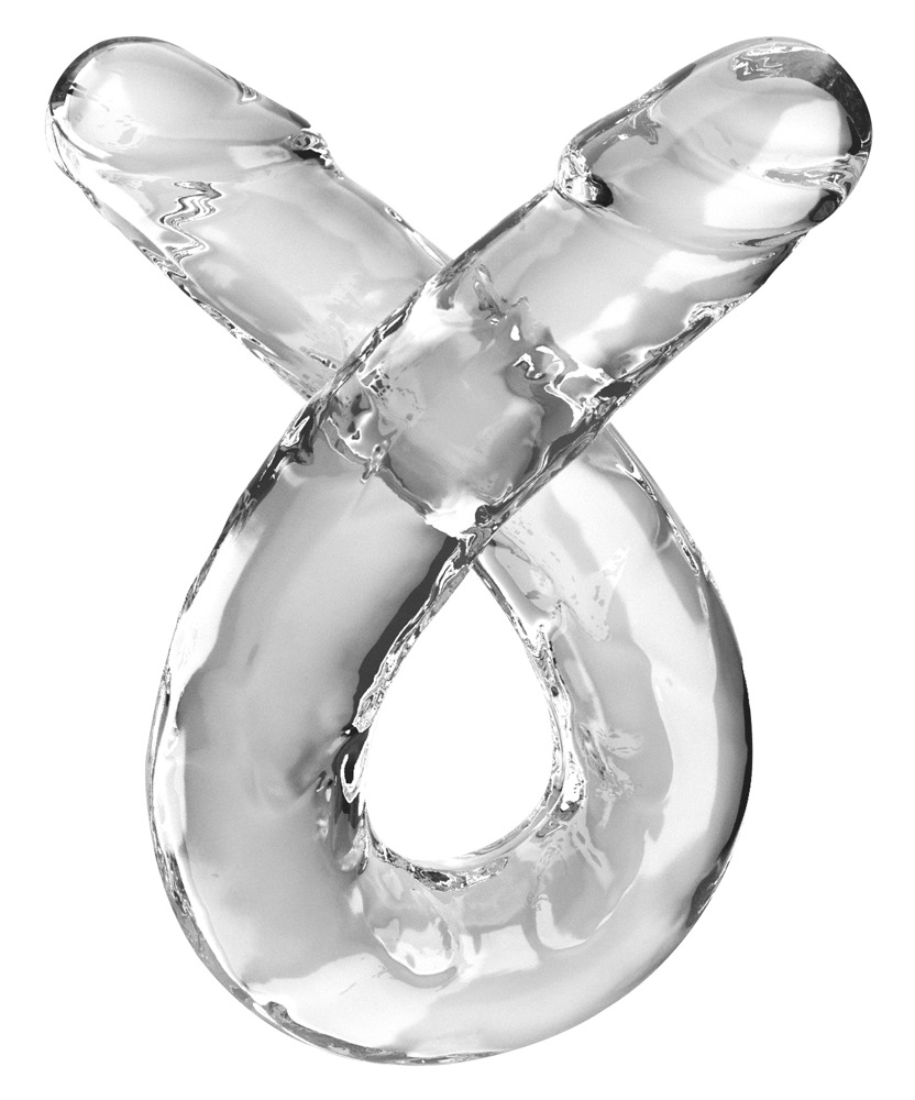 KC 18in. Double Dildo Clear - Afbeelding 3