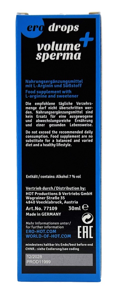 Volume Sperma + men 30 ml - Afbeelding 9