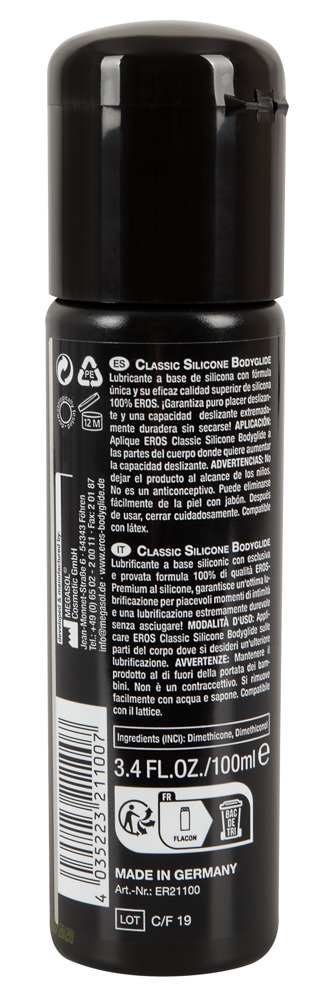 EROS Silicone Bodyglide 250 ml - Afbeelding 4