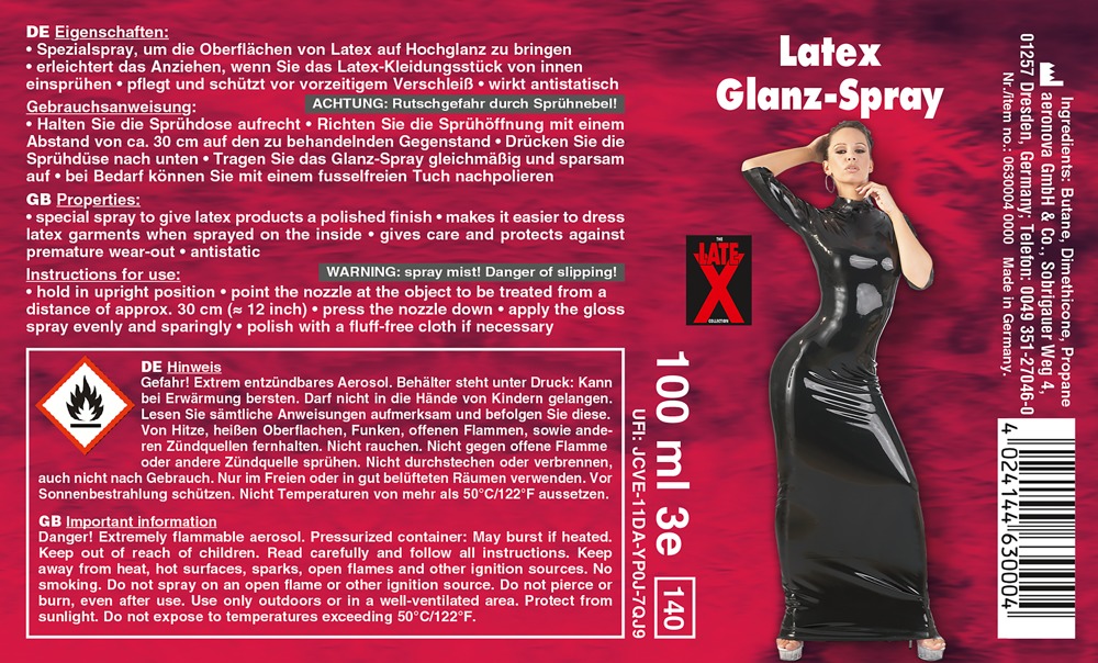 Latex Gloss Spray 100 - Afbeelding 5