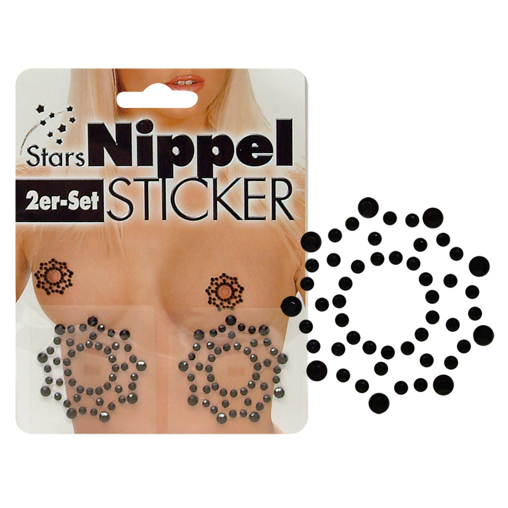 Nipple Stickers Rhinestone - Afbeelding 8