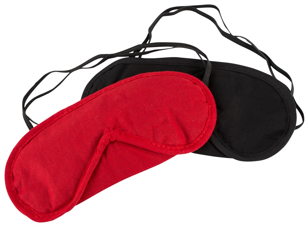 Blindfold Set pack of 2 red/bl - Afbeelding 3