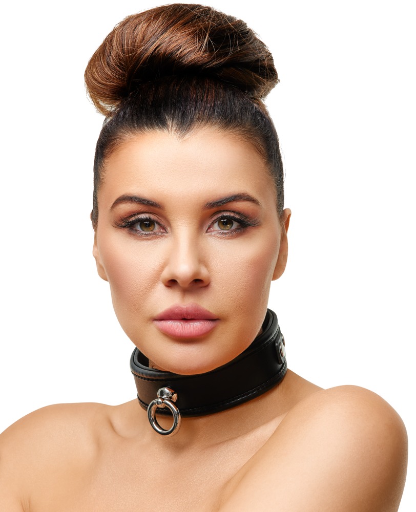 Leather Collar S-L - Afbeelding 3