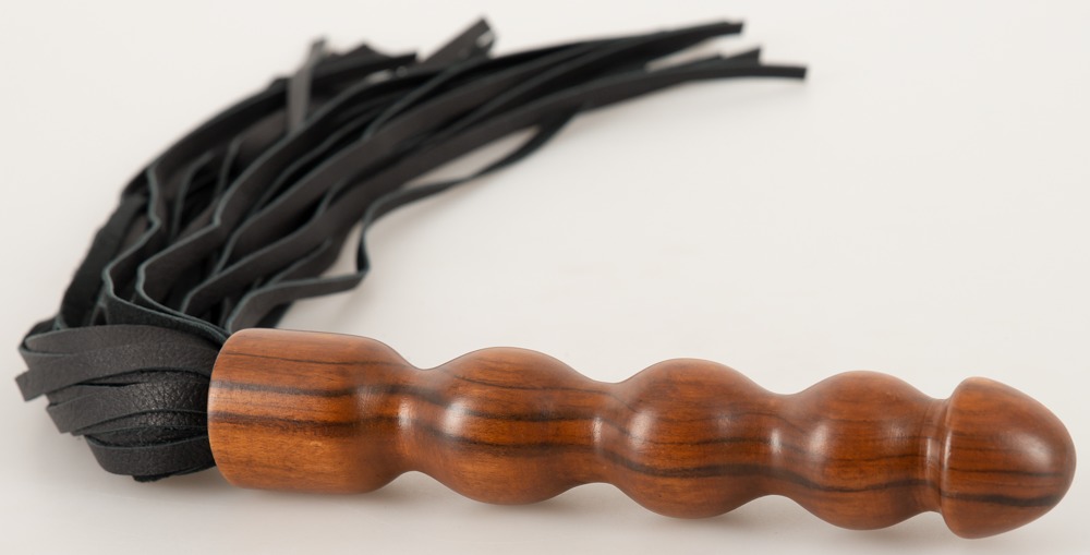 Leather Flogger Wood - Afbeelding 4