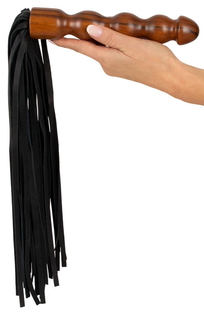 Leather Flogger Wood - Afbeelding 5