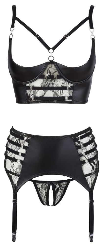 Shelf Bra Suspender Set 80B/M - Afbeelding 17