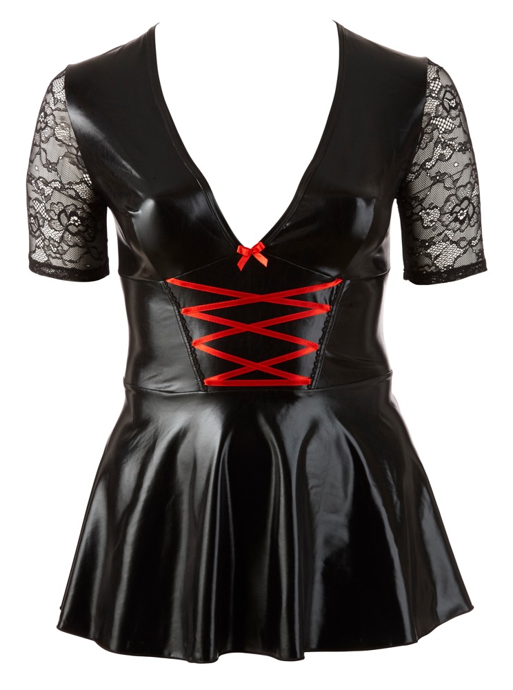 Dress black/red 3XL - Afbeelding 6