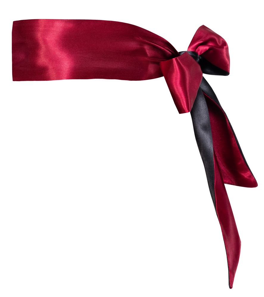 Bondage Scarf red/black - Afbeelding 7