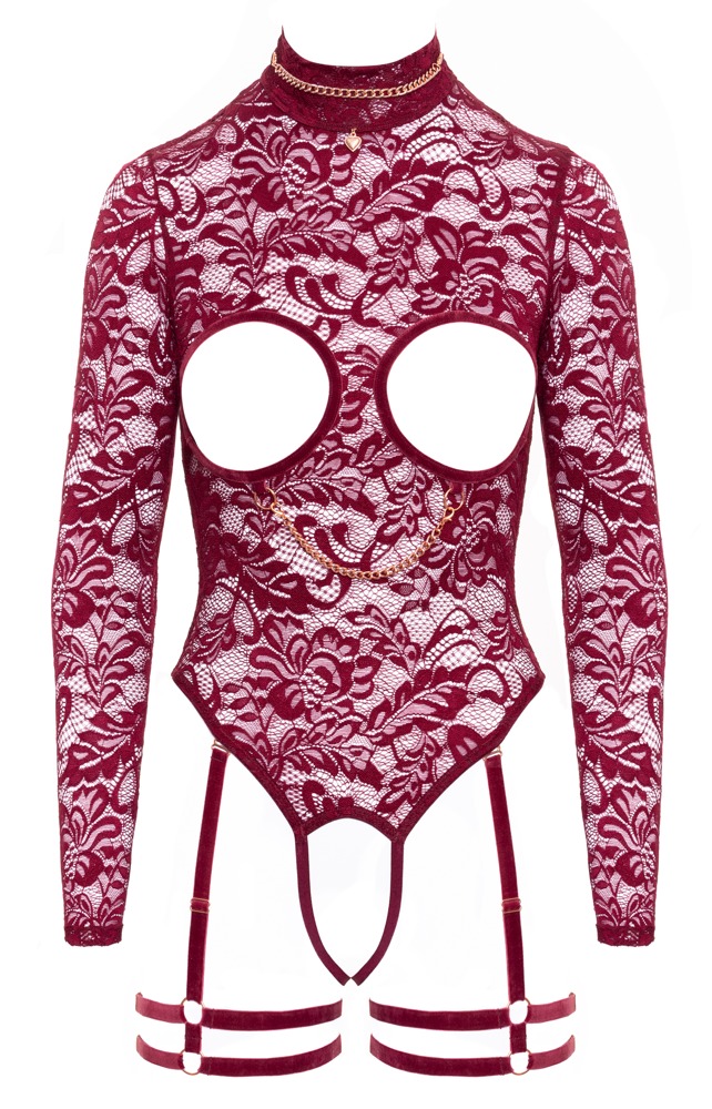 Body open cup red L - Afbeelding 11