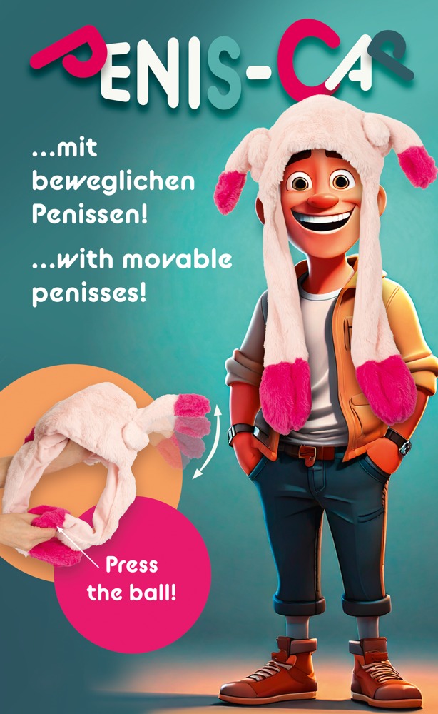 Hat with Inflatable Penis - Afbeelding 10