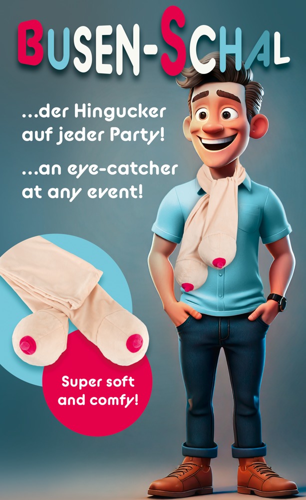 Scarf with two boobs - Afbeelding 8