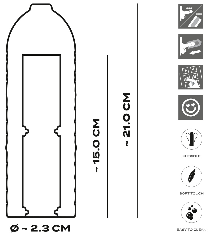 Suck-O-Mat 3 Perf. Sleeve M - Afbeelding 9