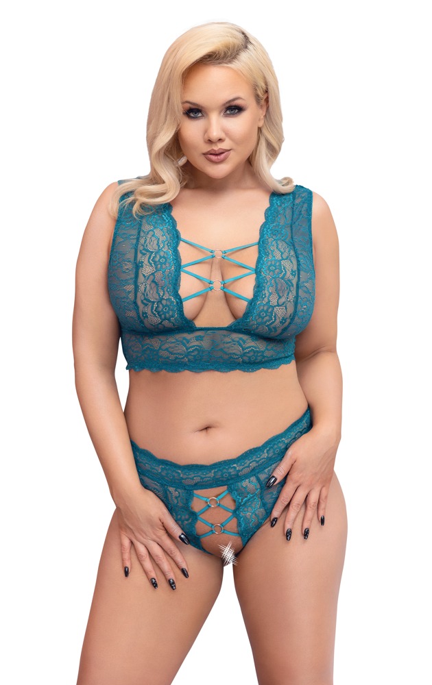 Bra Set teal XL - Afbeelding 4