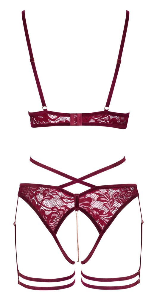 Suspender Set red S - Afbeelding 11