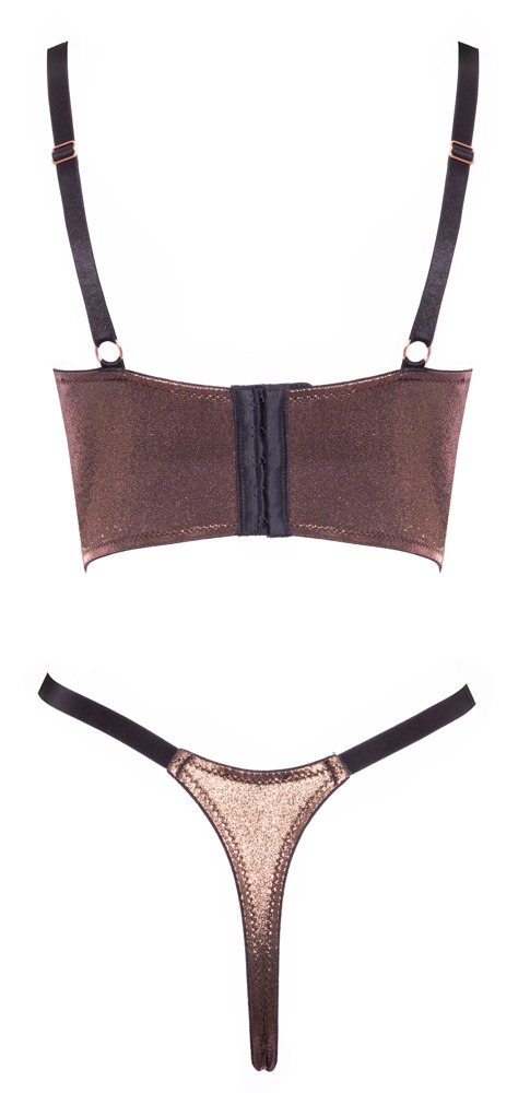 Shelf Bra Set brownish S - Afbeelding 9