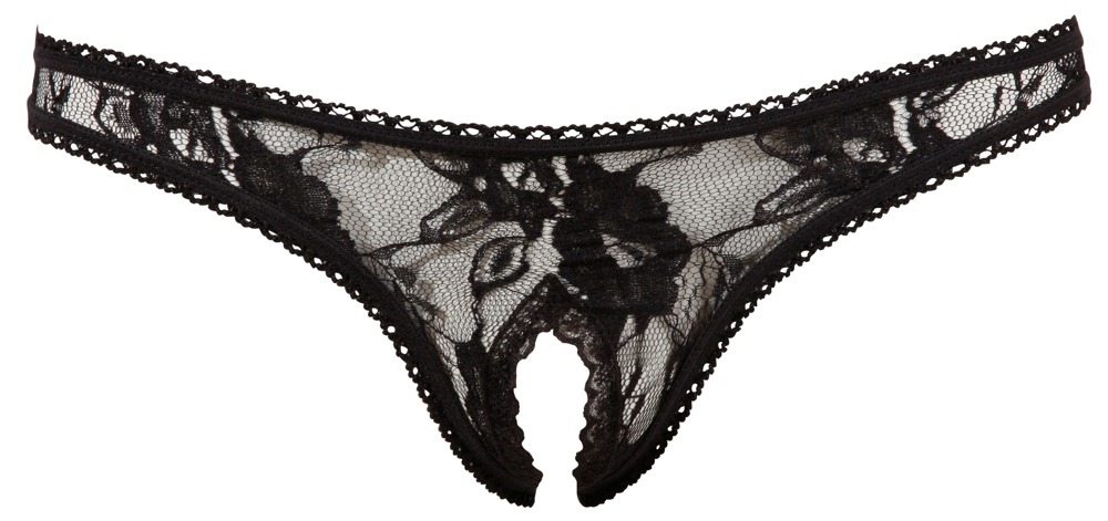 Crotchless String black M - Afbeelding 9