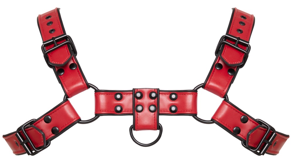 Men's Chest Harness red S-XL - Afbeelding 11