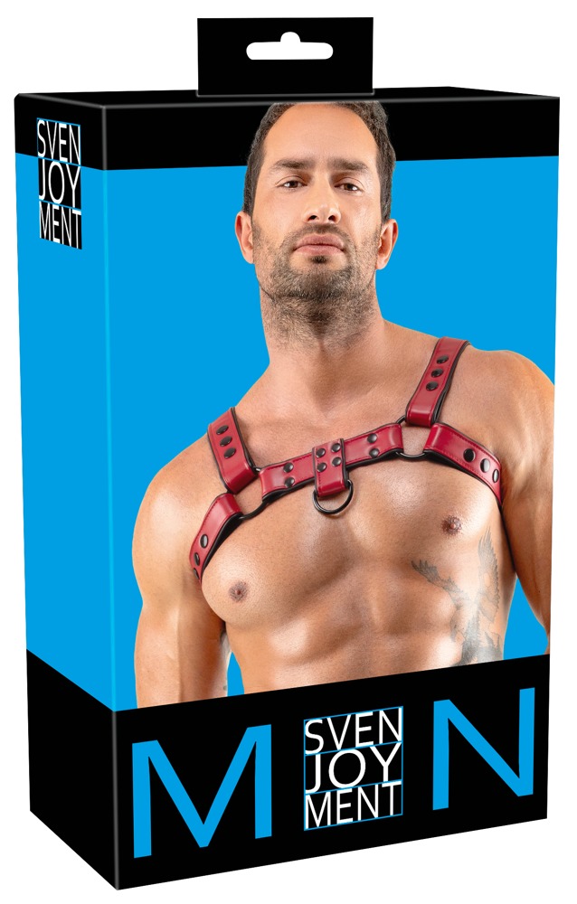 Men's Chest Harness red S-XL
