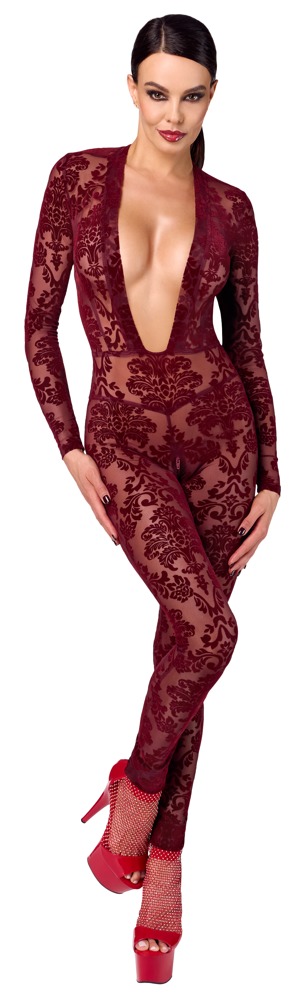 Noir Jumpsuit red M - Afbeelding 3