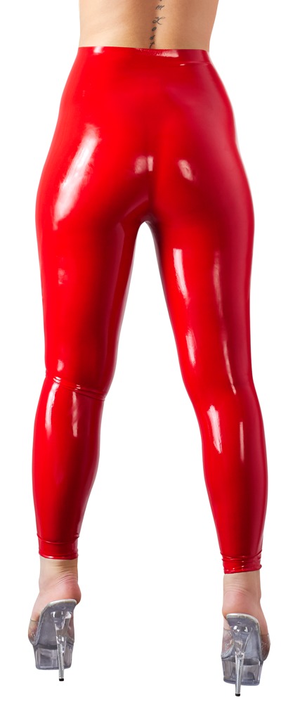 Latex Leggings red S - Afbeelding 9
