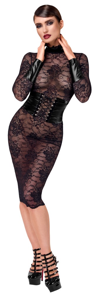 Noir Dress Lace M - Afbeelding 4
