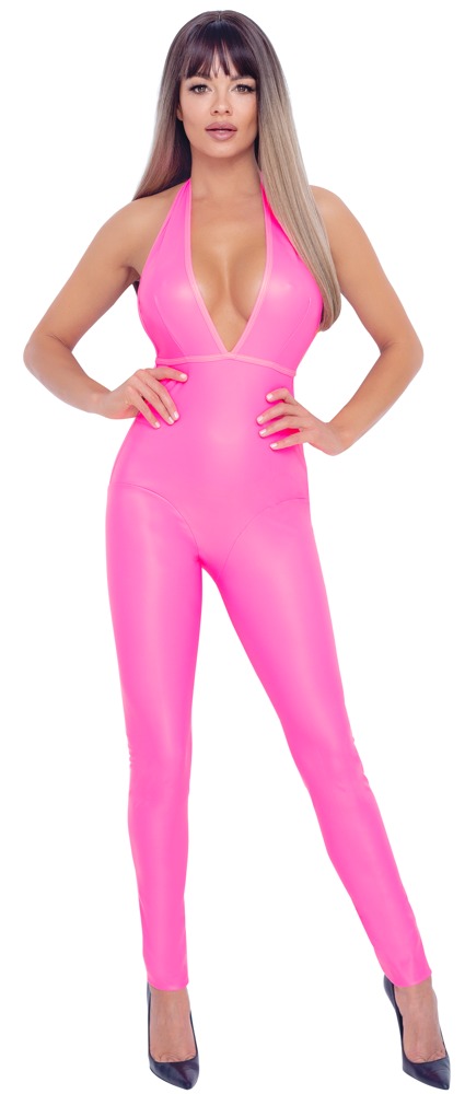 Jumpsuit hot pink S - Afbeelding 4