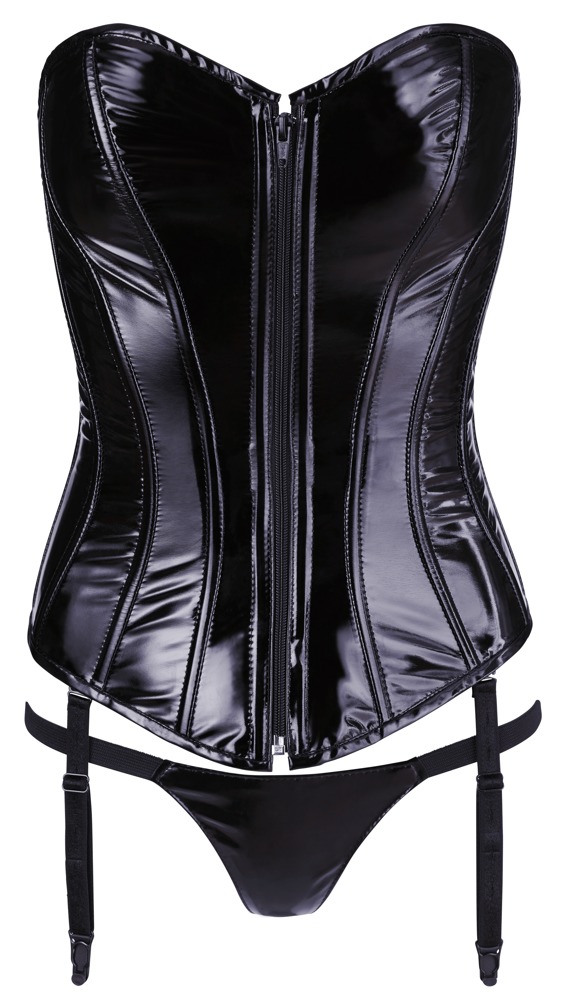 Vinyl Corset black2XL - Afbeelding 7