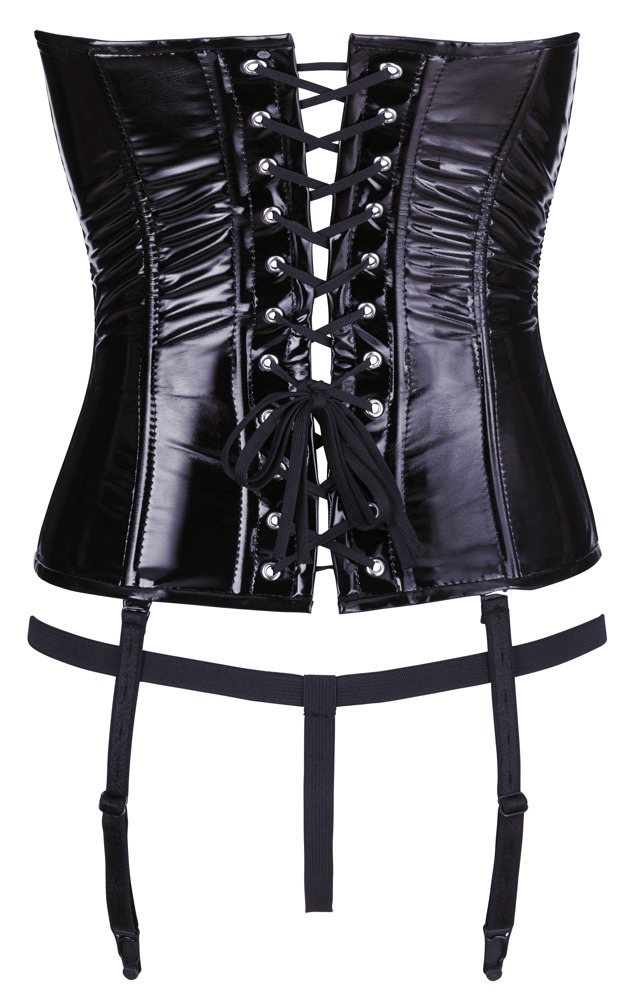 Vinyl Corset black2XL - Afbeelding 8