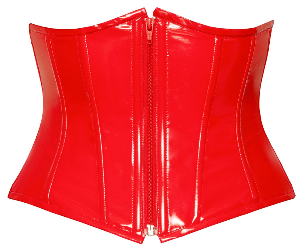 Vinyl Waist Cincher red S - Afbeelding 7