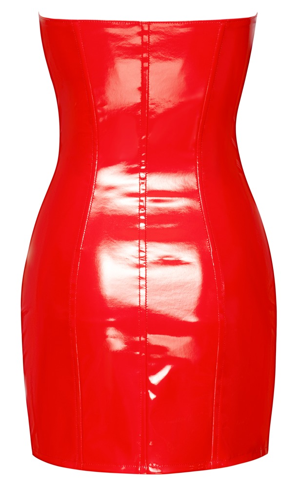 Vinyl Dress red M - Afbeelding 9