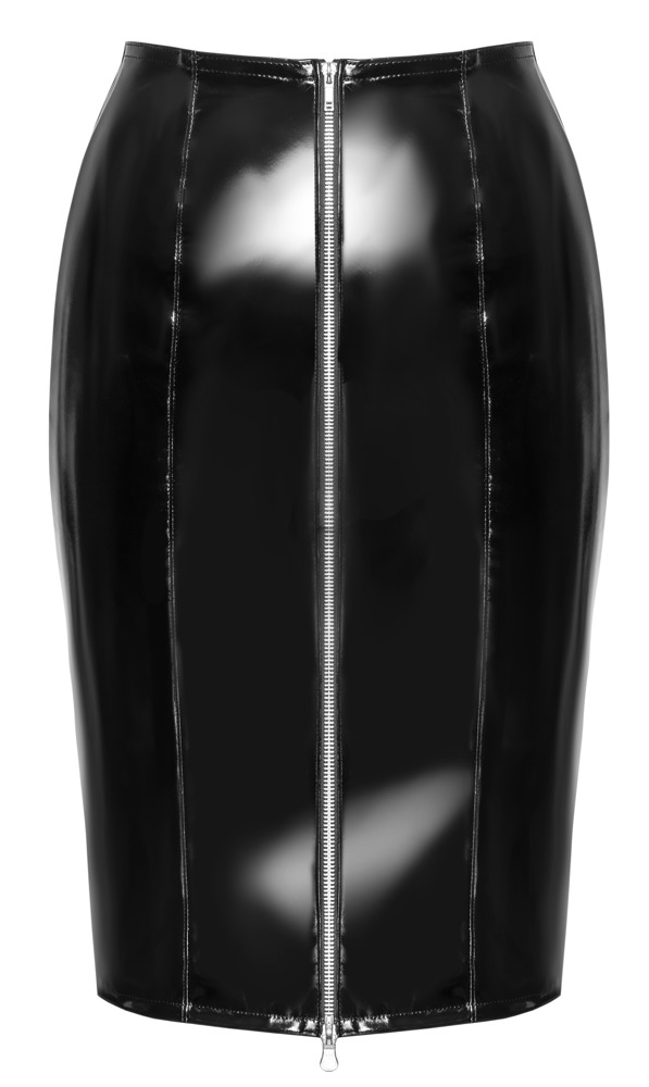 Vinyl Skirt Zip black M - Afbeelding 9