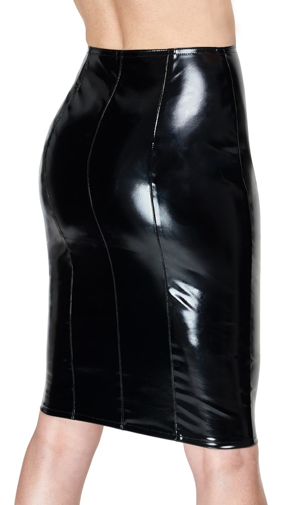 Vinyl Skirt Zip black M - Afbeelding 8