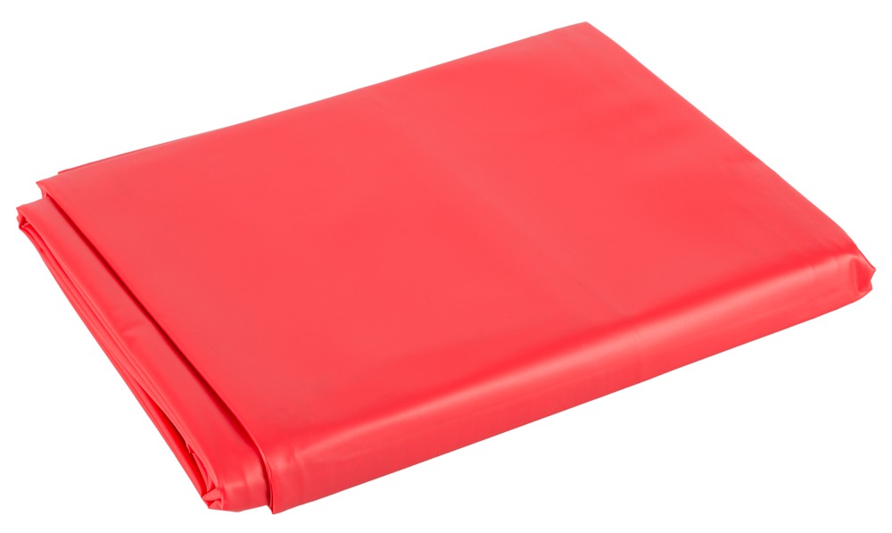 Vinyl Bed Sheet red 200x230cm - Afbeelding 5