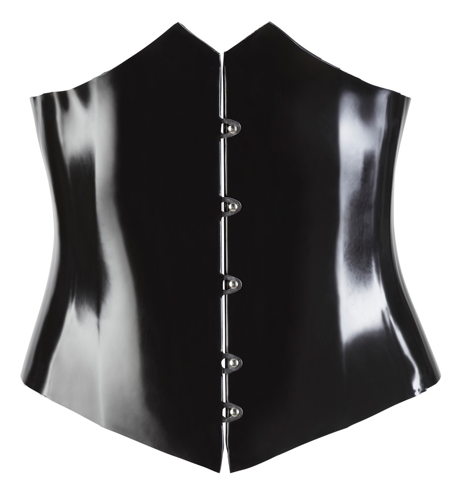 Latex Waist Cincher black M - Afbeelding 8