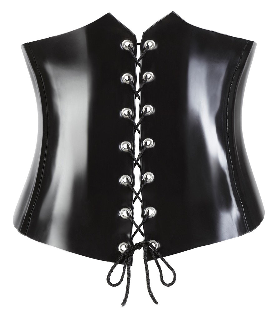 Latex Waist Cincher black M - Afbeelding 9