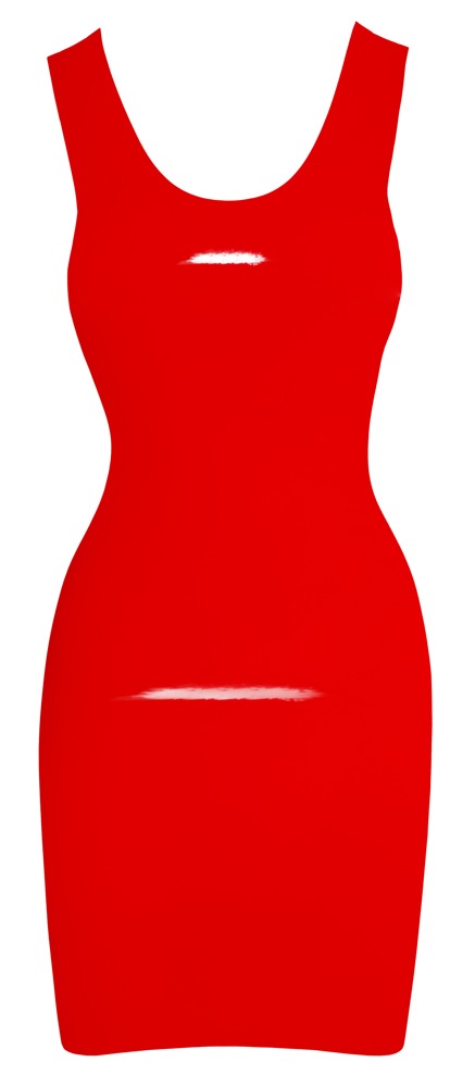 Latex Dress red S - Afbeelding 6