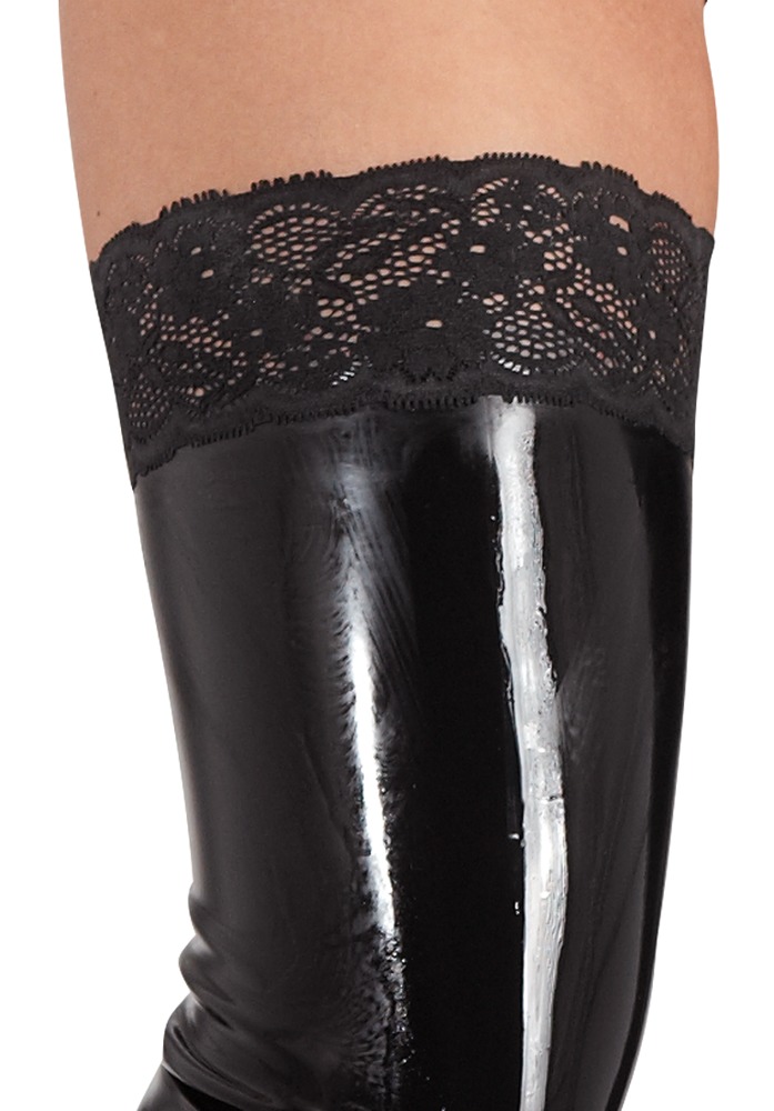 Latex Stockings Lace XS - Afbeelding 5