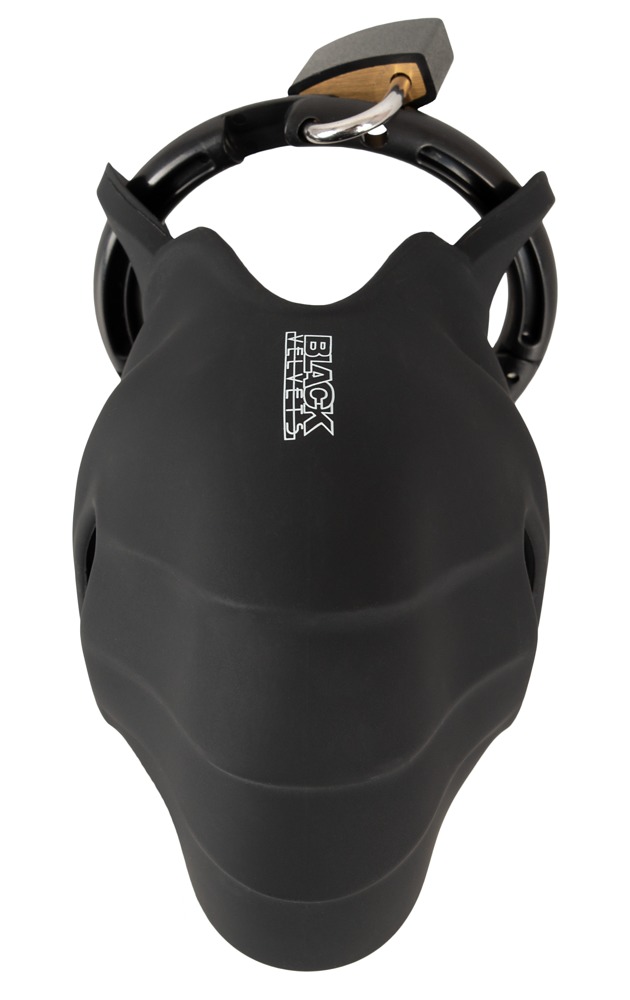 Black velvets Cock & Ball cage - Afbeelding 9