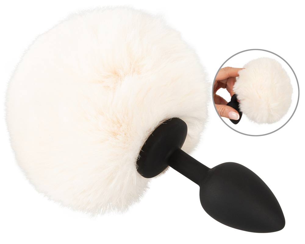 Fluffy Tail White S - Afbeelding 3