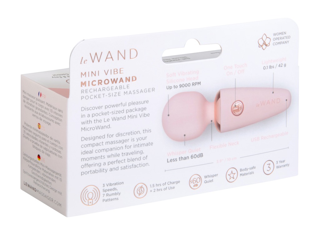 Le Wand Mini Microwand Rose Go - Afbeelding 8