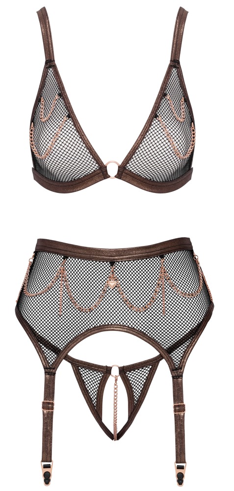 Bra Suspender Set Net L - Afbeelding 9