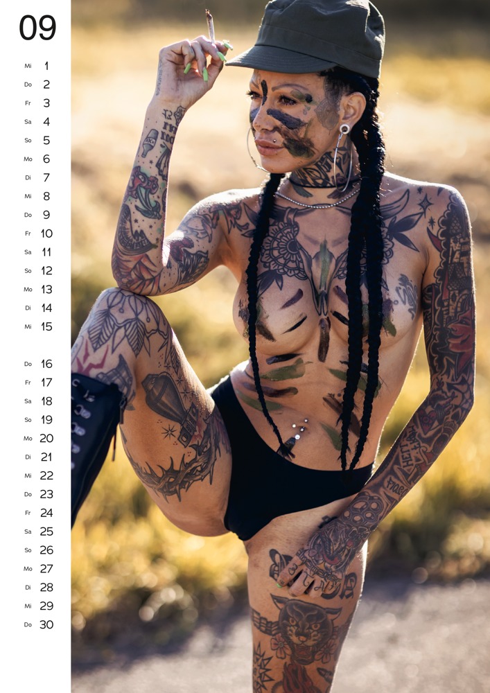 PIN-UP Tattoo Girls 2027 10x - Afbeelding 5