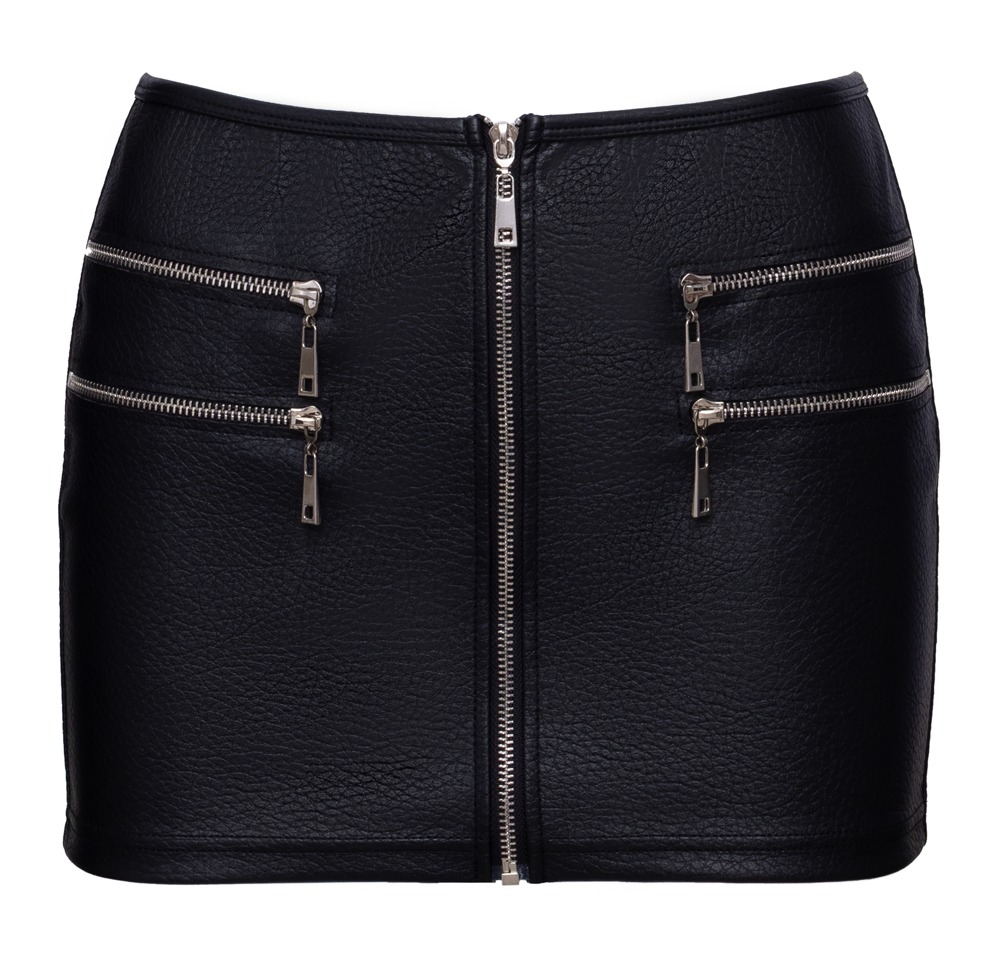 Imitation leather Mini Skirt L - Afbeelding 9