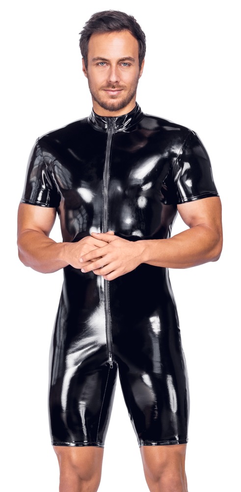 Men's Short Vinyl Playsuit M - Afbeelding 3