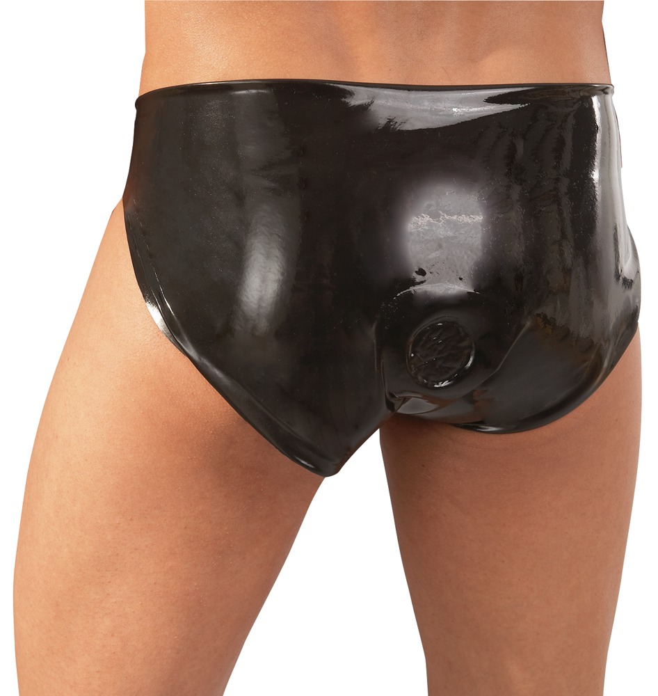 Latex Men's Briefs black M/L - Afbeelding 5